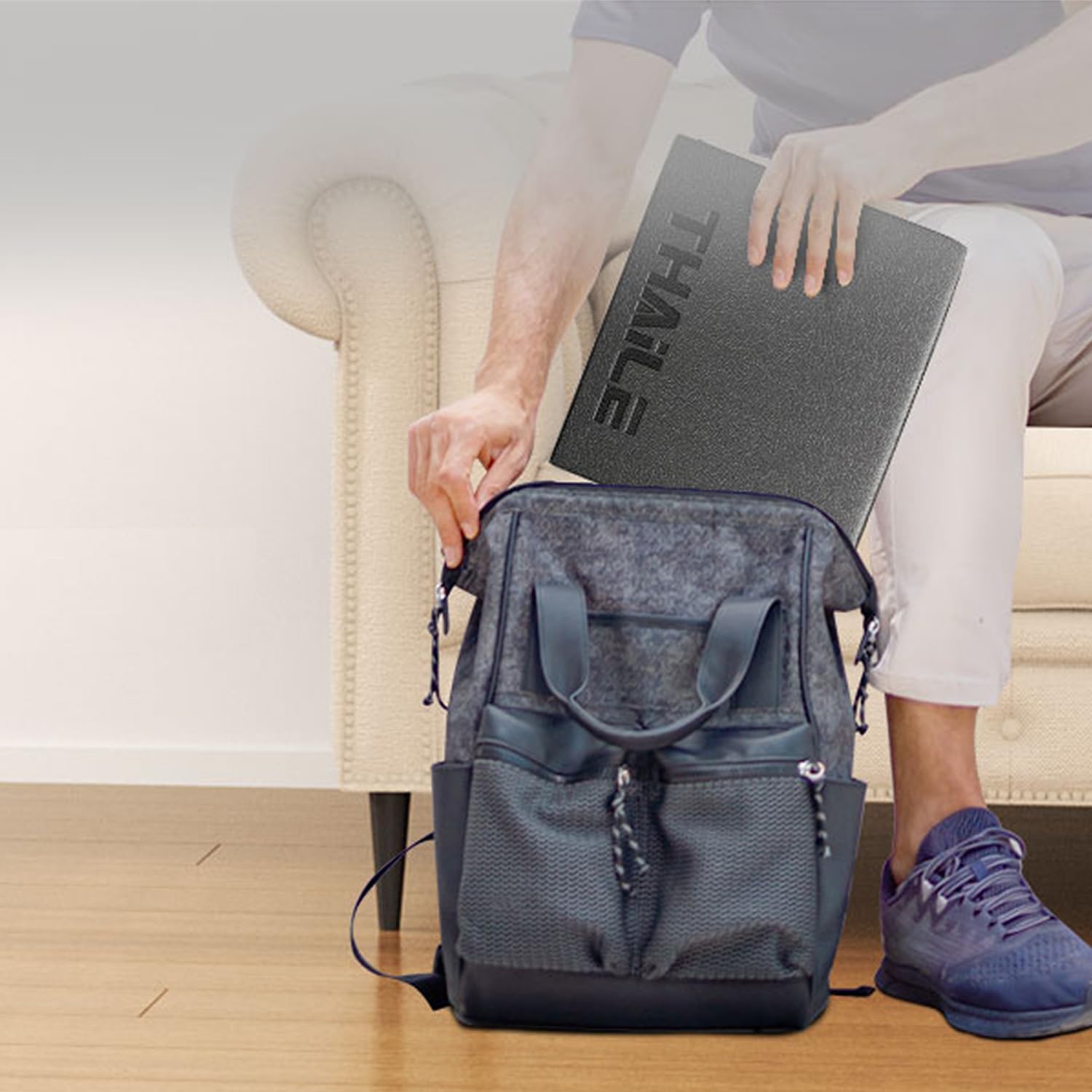 Non-Slip Walking Pad Treadmill Mat for Carpet Floors,55x24 Hardwood Floor Protection