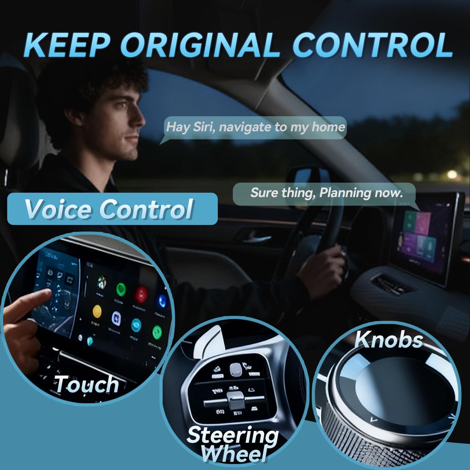 Wireless CarPlay Adapter for iPhone - 5s Auto-Connect, No Audio Lag - Convert Factory Wired to Wireless CarPlay - Bluetooth 5.3 & 5GHz Wi-Fi - Plug & Play