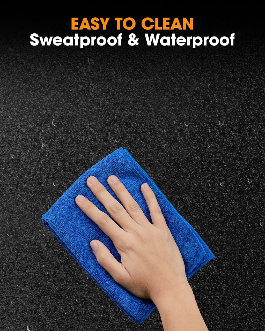 Walking Pad Mat for Carpet, Treamill Mat for Hardwood Floors, High Density, 1/4 Thickness, Folable, Floor Protection for Bike, Elliptical, Treadmill