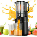 Cold Press Juicer, 5.3" Wide Feed Chute Juice Extractor Machine with 400W, High Juice Yield, Slow Masticating Juicer